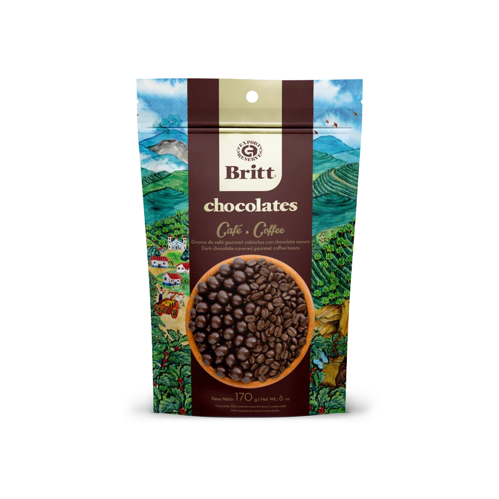 DARK CHOCOLATE COVERED COFFEE BEANS - Image 3