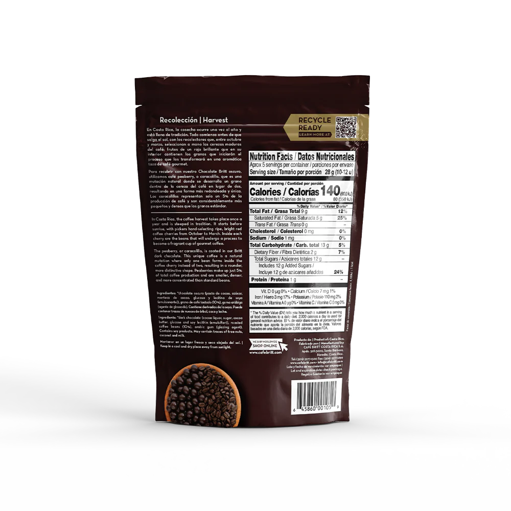 DARK CHOCOLATE COVERED COFFEE BEANS - Image 4