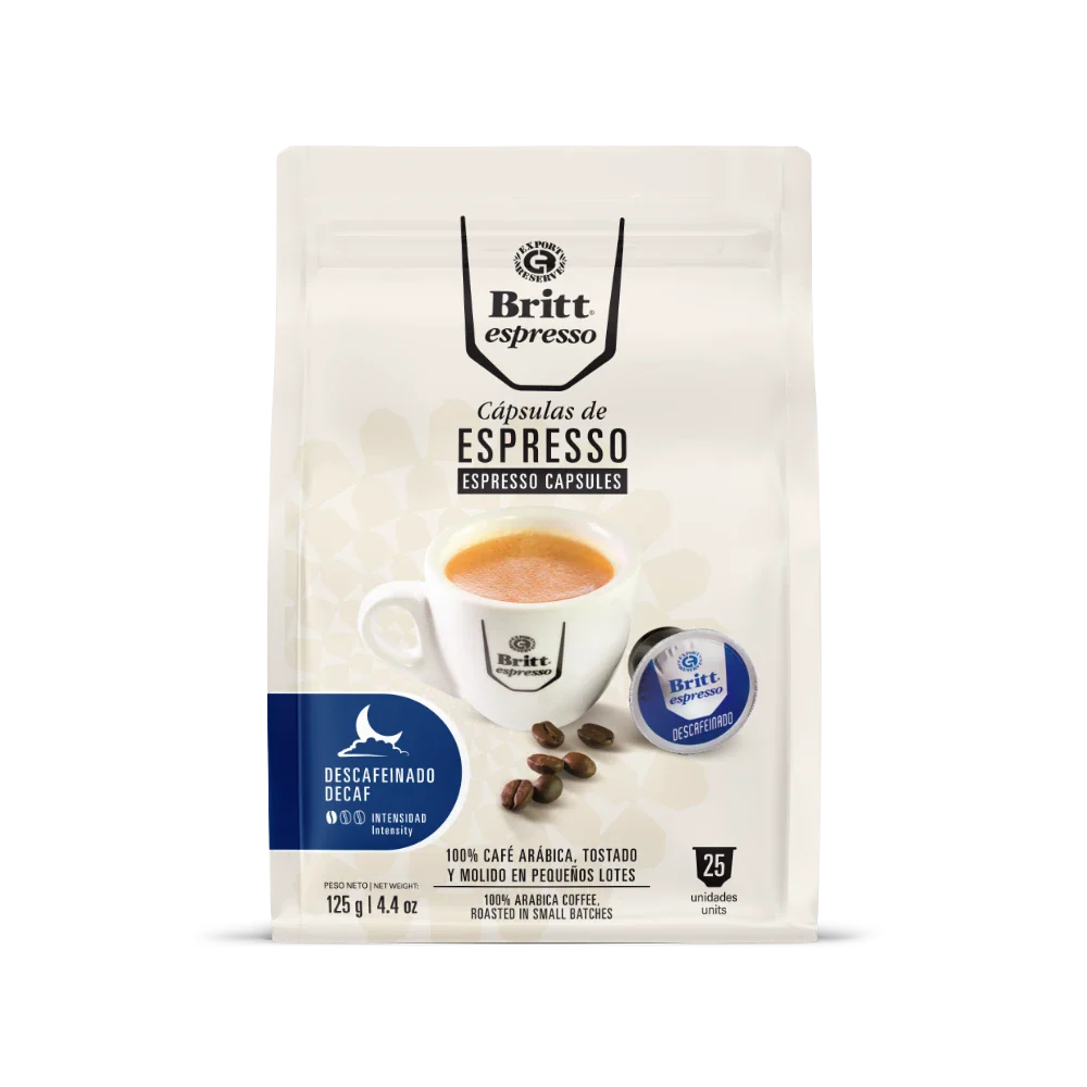 DECAF ESPRESSO COFFEE CAPSULES