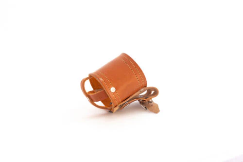 Marketplace Costa Rican Leather Cup Holder - 100% Leather